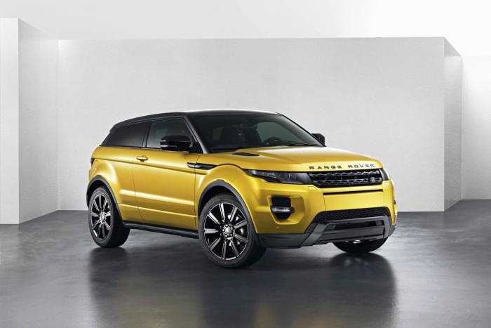 Range Rover Evoque Limited Edition Sicilian Yellow