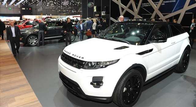 Stand Land Rover al Salone di Ginevra 2013