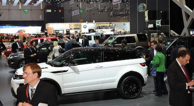 Stand Land Rover al Salone di Ginevra 2013