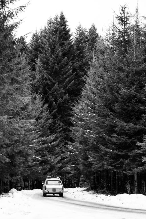 Rallye Neige et Glace 2014 con la Peugeot 404 del 1961