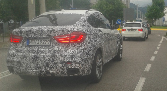 Bmw X6 M 2014: le foto spia