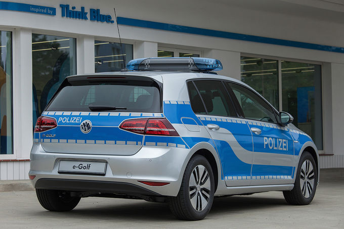 Le Volkswagen della Polizia tedesca
