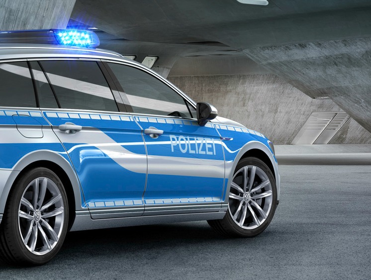 Le Volkswagen della Polizia tedesca
