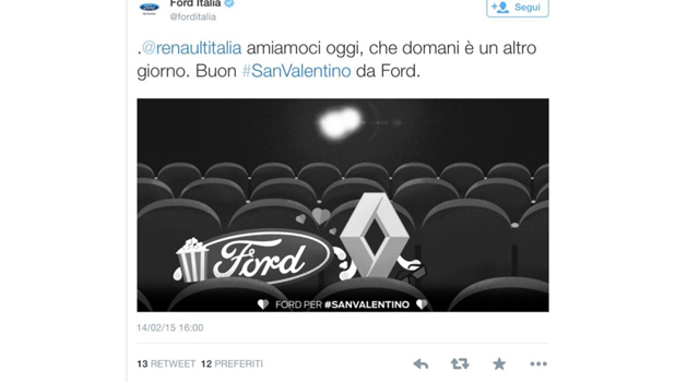 A San Valentino Ford ci prova con tutte