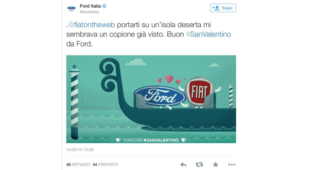 A San Valentino Ford ci prova con tutte