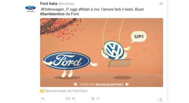A San Valentino Ford ci prova con tutte