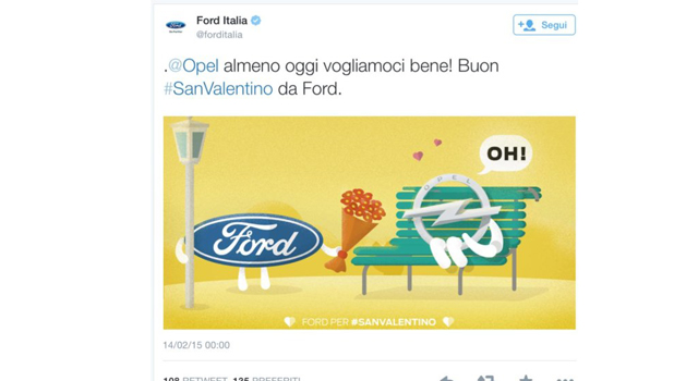 A San Valentino Ford ci prova con tutte