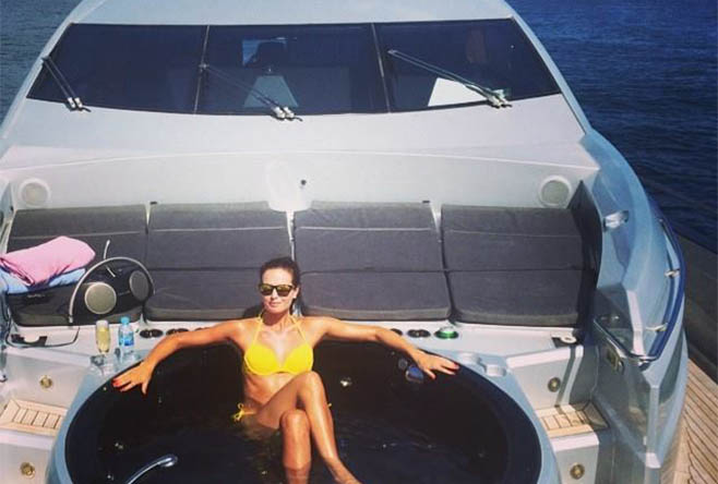 Minttu Virtanen, immagini della compagna di Kimi Raikkonen