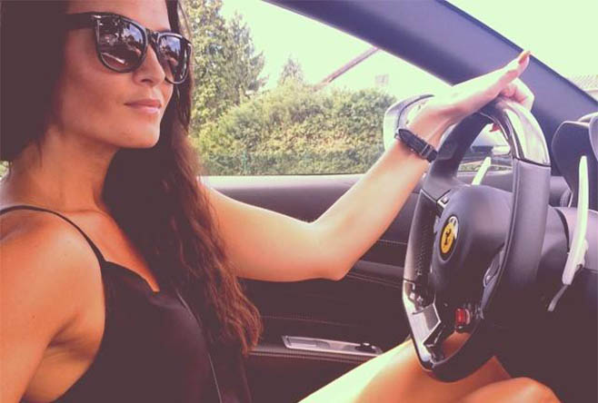 Minttu Virtanen, immagini della compagna di Kimi Raikkonen