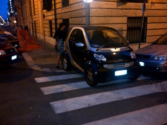 I parcheggi più assurdi di Roma