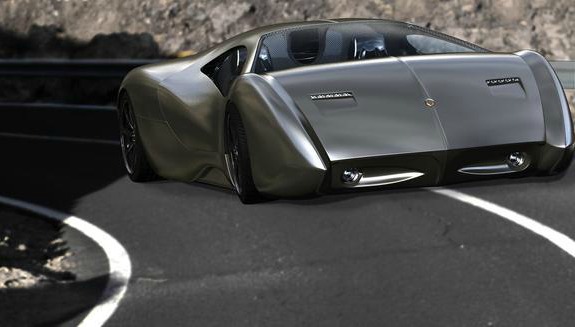 Lyons LM2 Streamliner, rendering