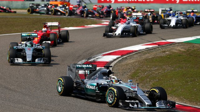 F1: GP Cina, il film della gara