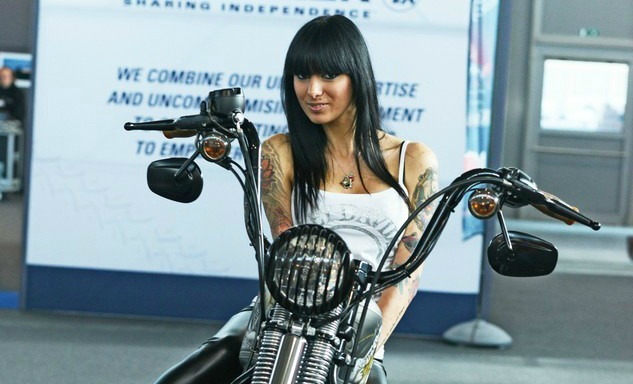 Le ragazze del Motor Bike Expo 2015