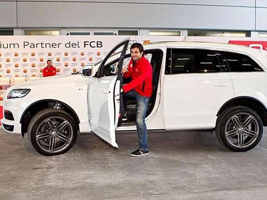 Le auto dei calciatori