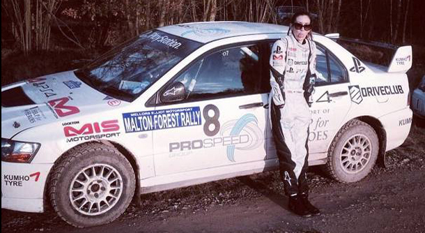 Peta Todd da modella a rallysta