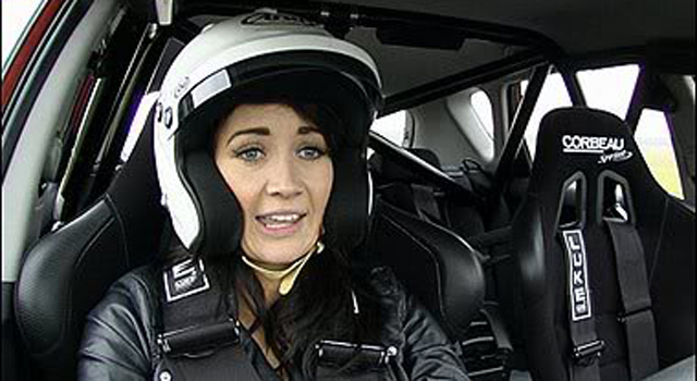 Peta Todd da modella a rallysta