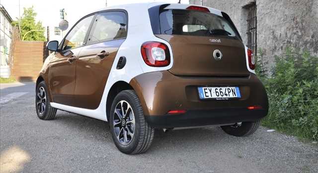 Smart Forfour 0.9 Turbo Passion, la prova su strada