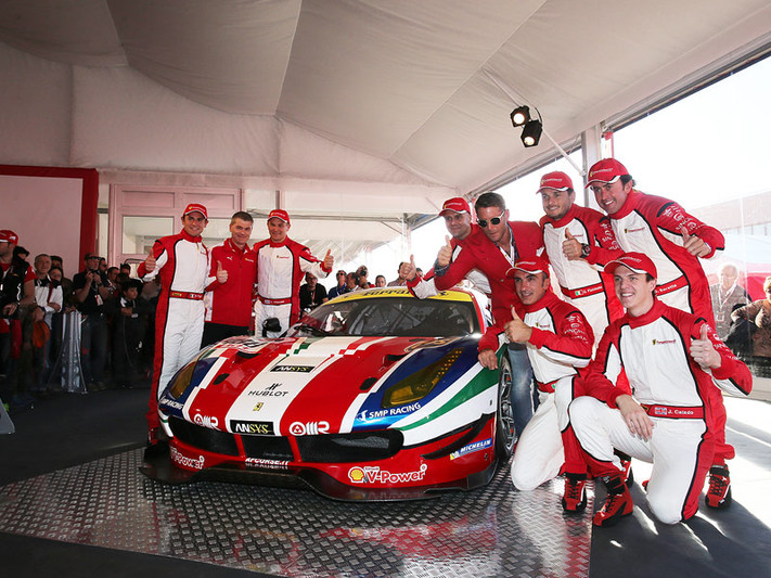 Ferrari 488 GTE e GT3 al Mugello 2015