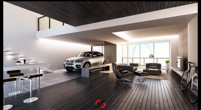 Auto parcheggiate in casa: le foto più assurde