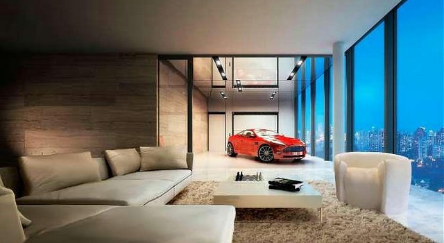 Auto parcheggiate in casa: le foto più assurde