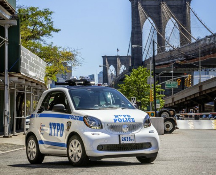 Smart Fortwo della Polizia di New York