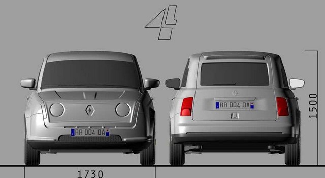La Renault 4 vista da David Obendorfer
