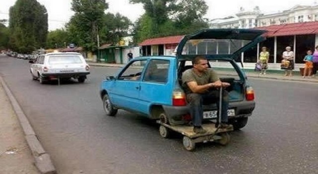 Le riparazioni auto più assurde