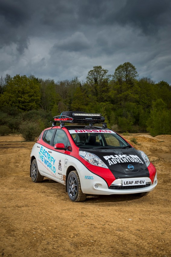Nissan Leaf: la prima elettrica a partecipare al Mongol Rally