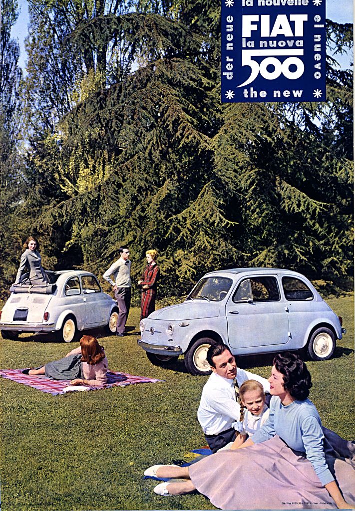 La Fiat 500 festeggia i 60 anni