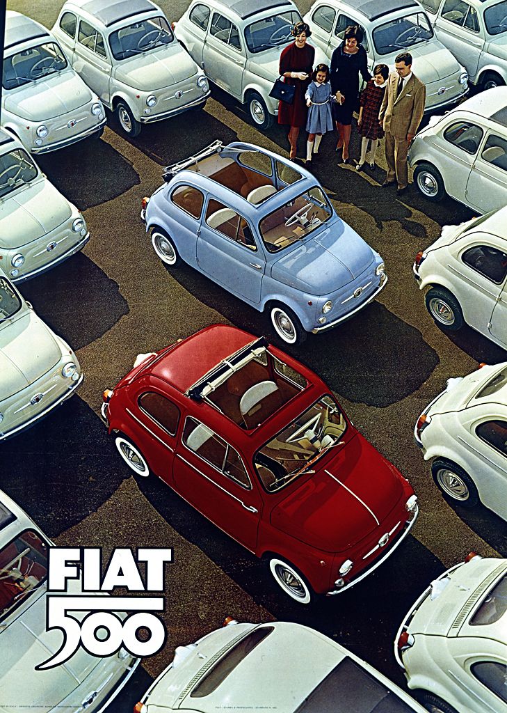 La Fiat 500 festeggia i 60 anni