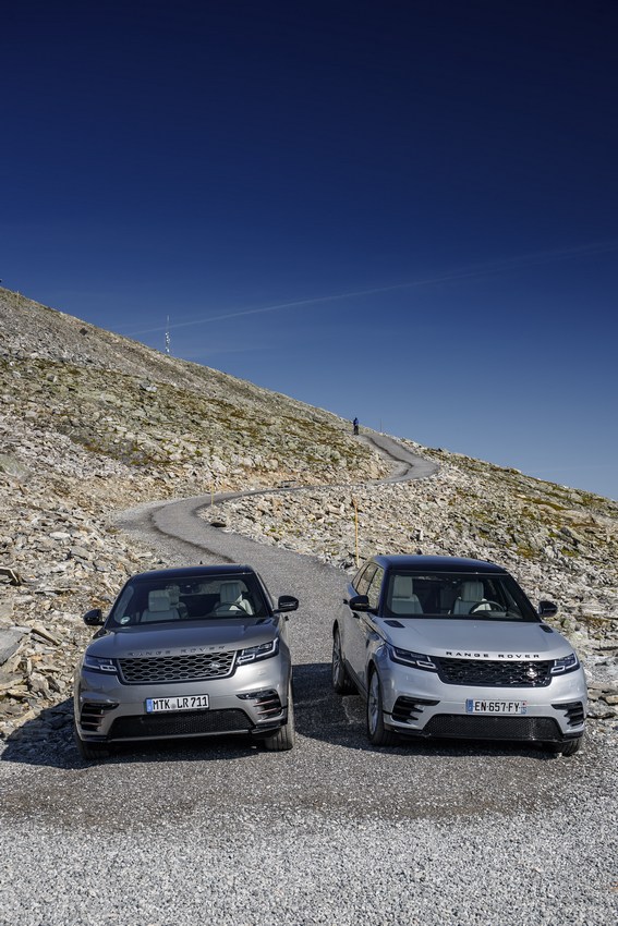 Range Rover Velar: immagini ufficiali del primo contatto