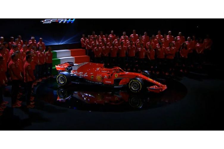 Ferrari SF71H: le immagini ufficiali della nuova monoposto di F1