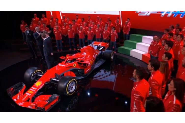 Ferrari SF71H: le immagini ufficiali della nuova monoposto di F1