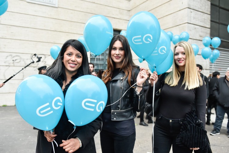 Mercedes EQ, flash mob nel cuore di Roma