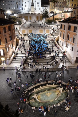 Mercedes EQ, flash mob nel cuore di Roma