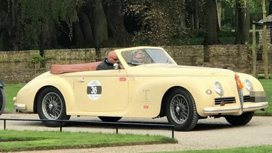 Alfa Romeo 6C 2500 cabriolet: le immagini dell'esemplare rubato a Brescia