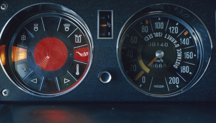 Citroen DS: il cruscotto a fibra ottica