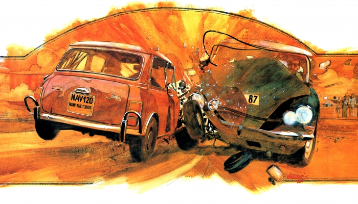 Citroen DS alla Londra – Sidney del 1968