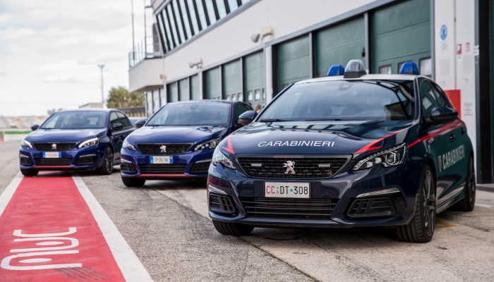 I Carabinieri a lezione di guida sportiva dal campione di rally Andreucci: foto ufficiali
