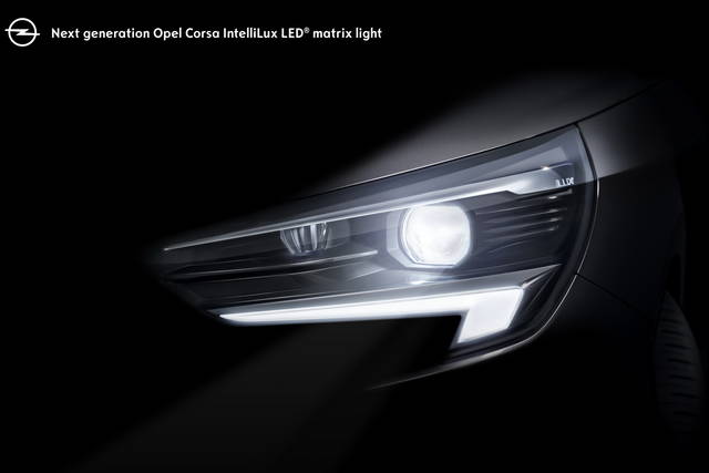 Opel Corsa fari a LED Matrix