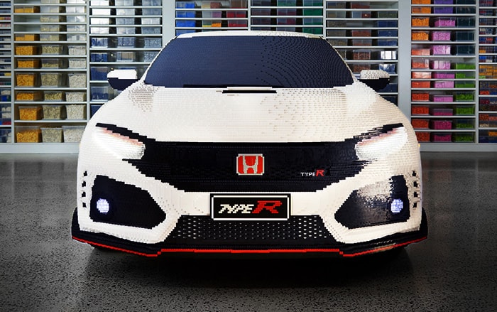 Honda: una Civic Type-R costruita con i LEGO