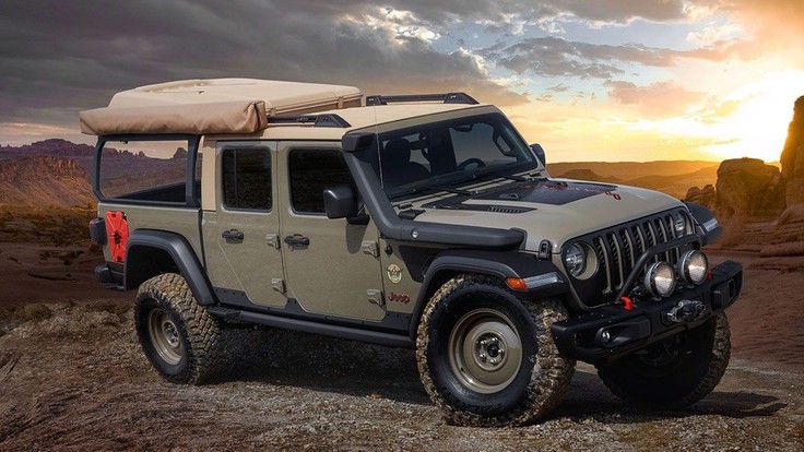 Jeep Gladiator: sei versioni protagoniste al Moab Easter Safari