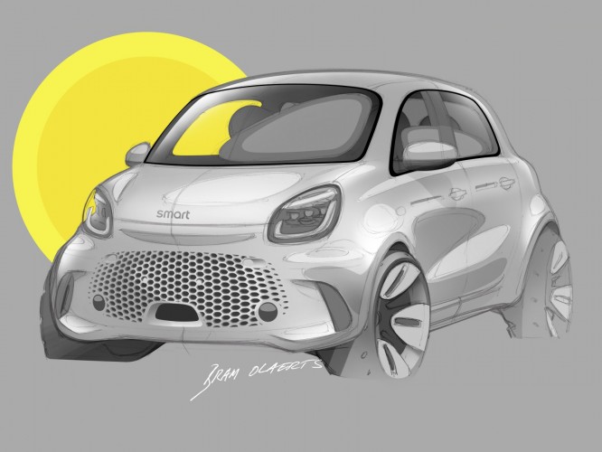 Smart EQ fortwo e EQ forfour 2020: le immagini ufficiali