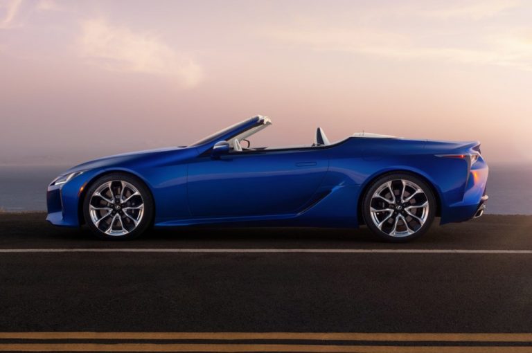 Lexus LC500 Convertible: immagini ufficiali