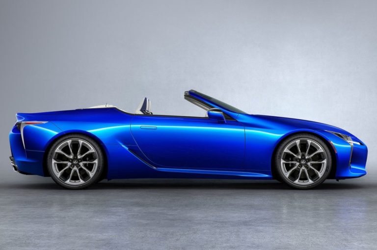 Lexus LC500 Convertible: immagini ufficiali