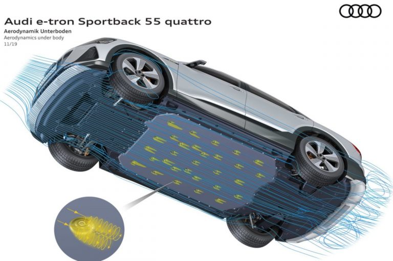 Audie-tron Sportback, la tecnica: immagini ufficiali