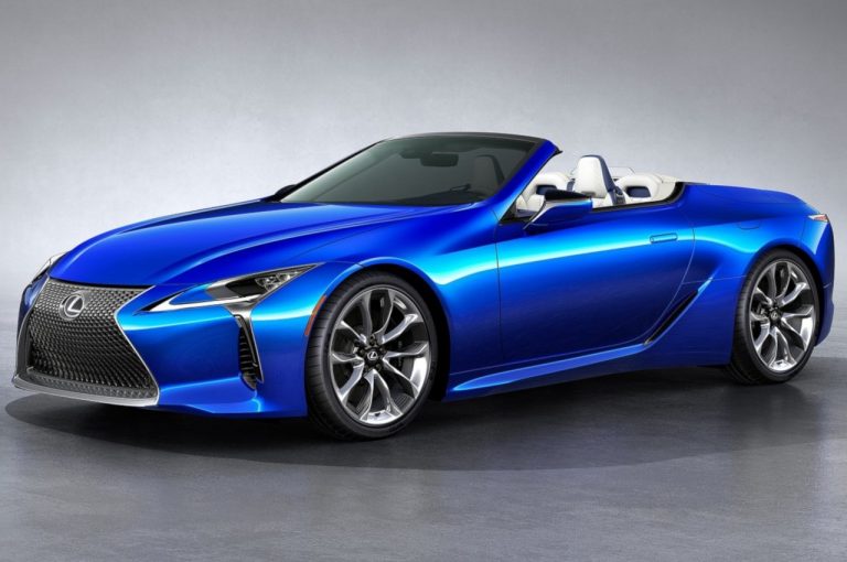Lexus LC500 Convertible: immagini ufficiali