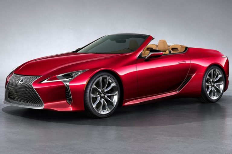 Lexus LC500 Convertible: immagini ufficiali