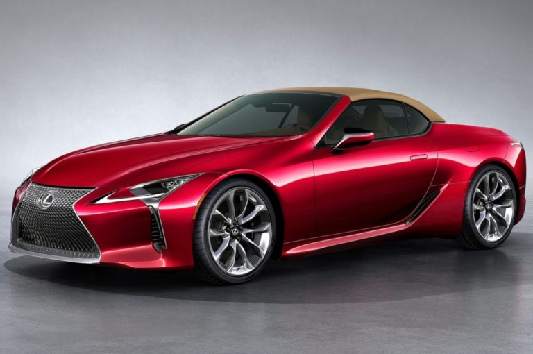 Lexus LC500 Convertible: immagini ufficiali