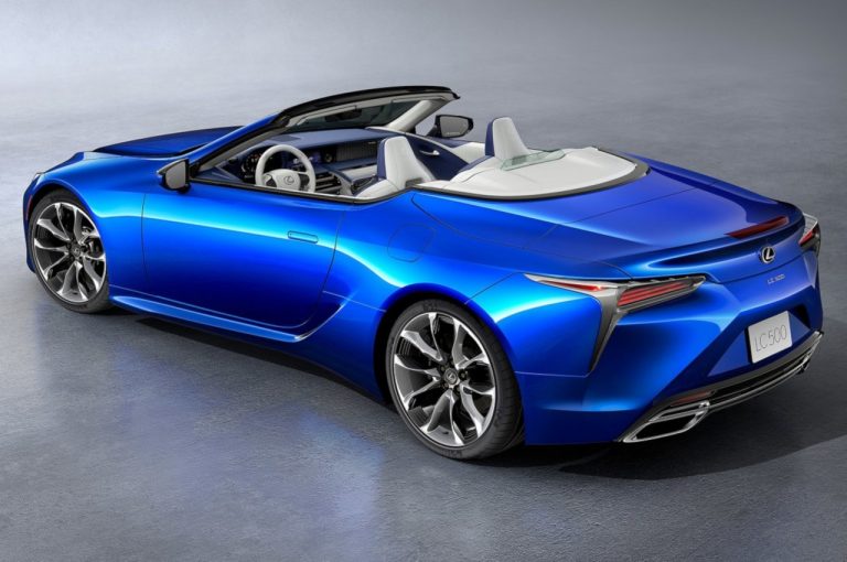 Lexus LC500 Convertible: immagini ufficiali